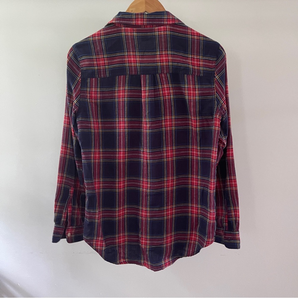Old Navy Plaid Shirt - Red and Blue - Picture 2 of 3